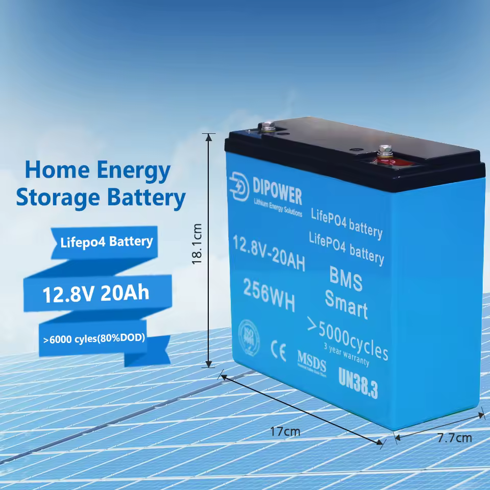 Ready To Ship 12.8v 20ah Lifepo4 Lithium Ion Deep Cycle Battery Pack Abs Housing For Rv/marine/home Use Reliable Power Source
