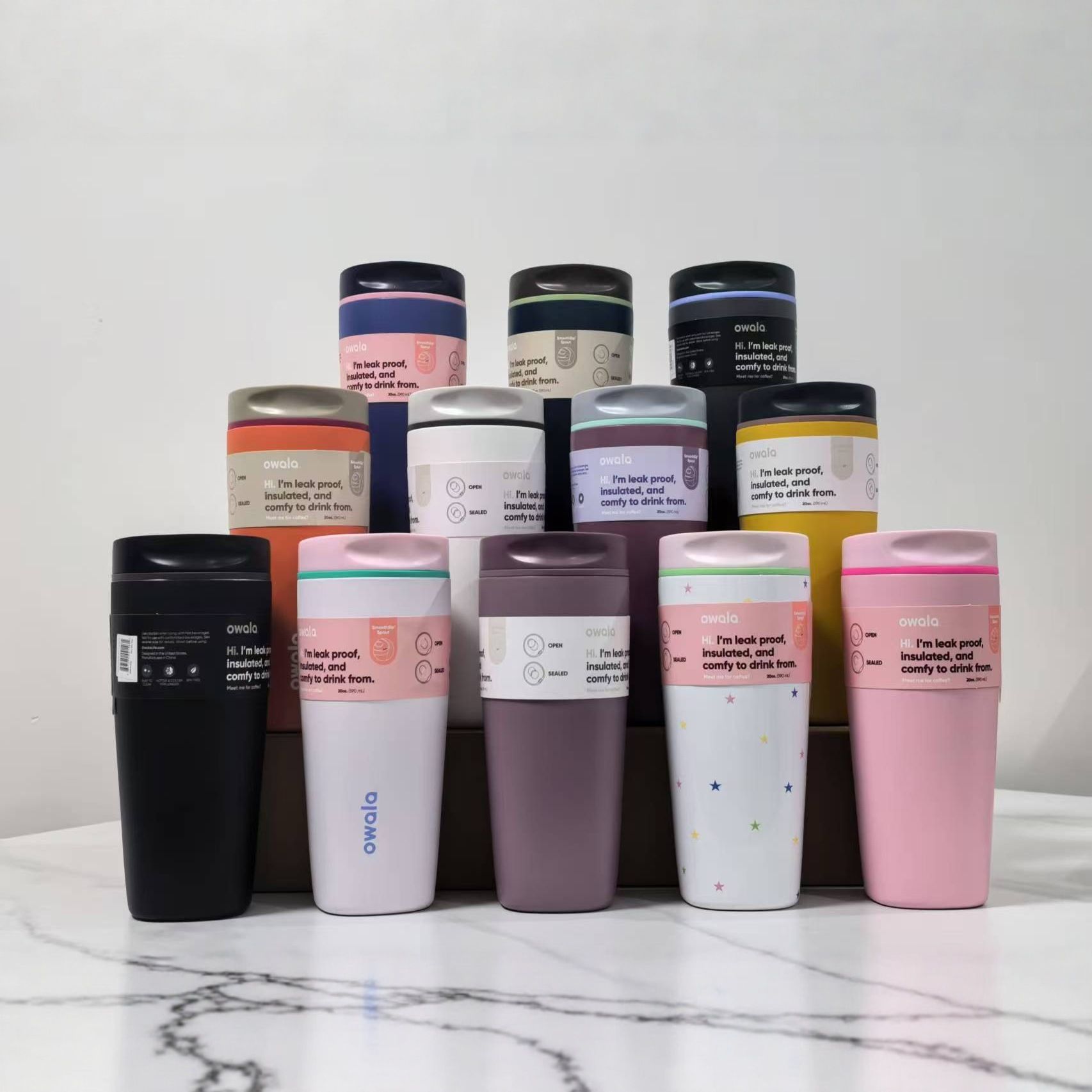 Owala Leakproof Stainless Steel Double-Layer Vacuum Portable Water Bottle