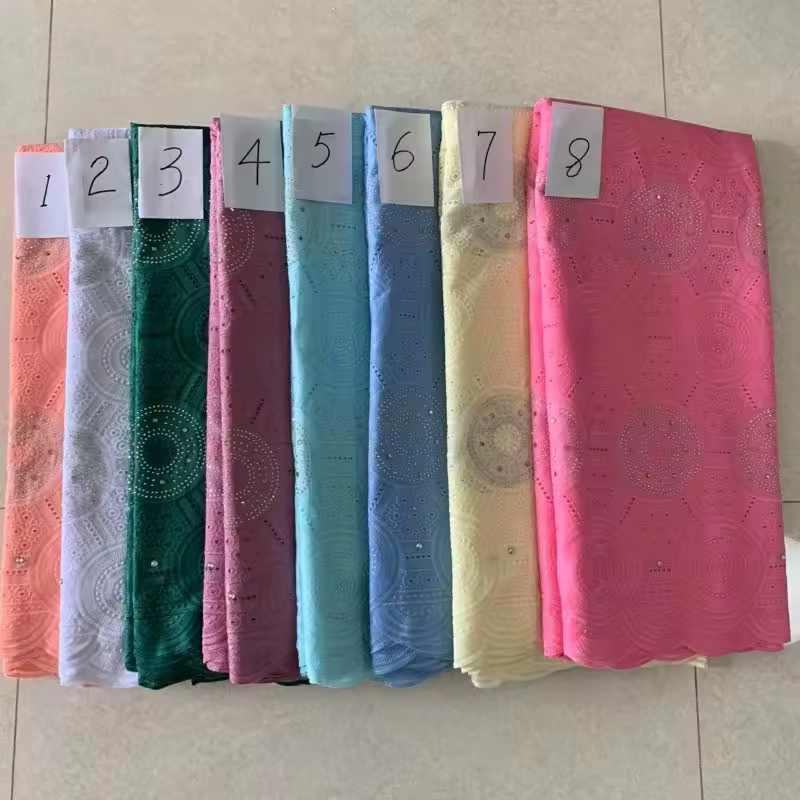 Cheap Price African Lace Fabrics 2019 Nigerian Swiss Voile Lace In Switzerland Group Lace Fabrics For African Big Party