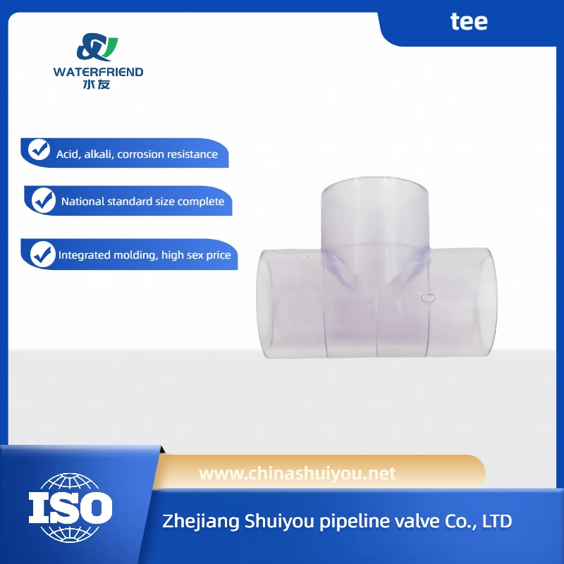 National Standard Pipe Fittings Elbow Direct PVC Plastic Transparent Tee Couldoem