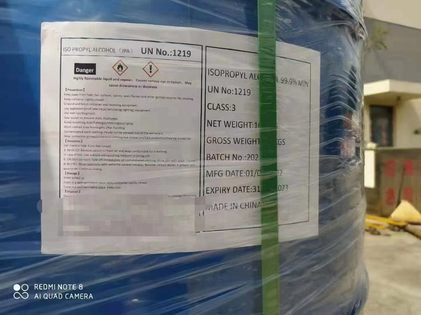 Chemical Raw Materials Isopropanol Isopropyl Alcohol CAS 67-63-0 Best Price