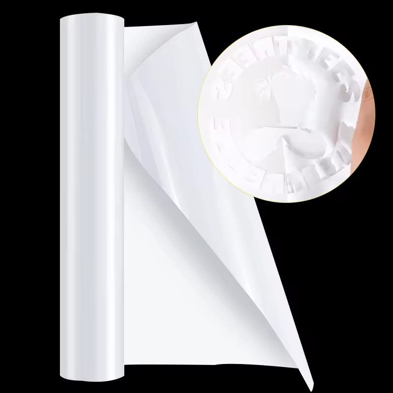 Oem Iron On Textil Textiles Flex Htv Rolls Elasticity White Vinil Textiles Custom Pu Heat Transfer Vinyl For T Shirt