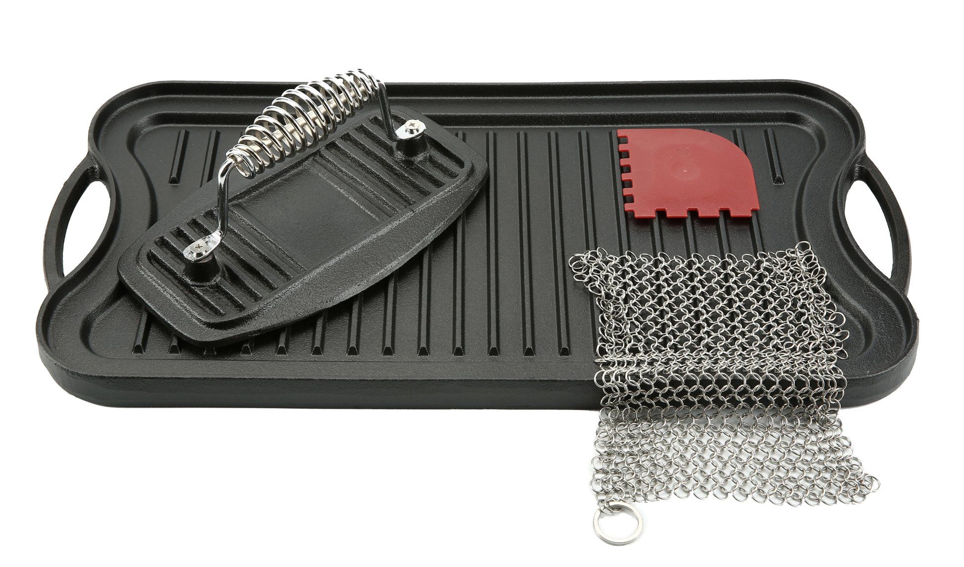 2024 New Style China Factory Rectangular 20"x11" 50x27cm Cast Iron Grill Griddle Plate