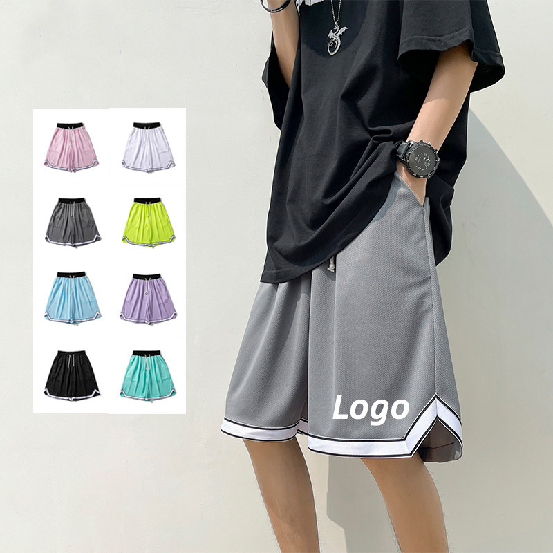 2022 Wholesale Men′ S Casual Shorts Summer New Running Jogger Shorts Fast-Drying Trend Short Pants Loose Basketball Training Sweat Shorts