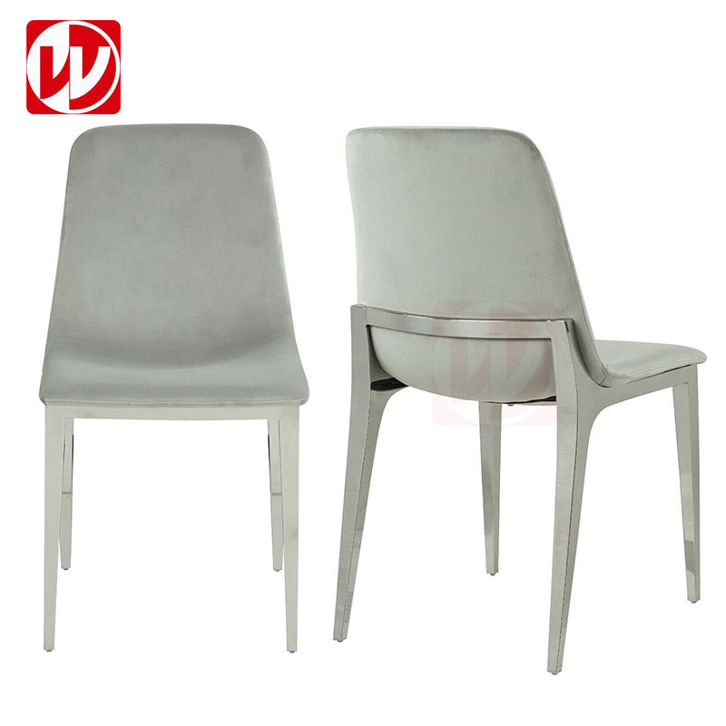 Modern Minimalist Design Home Furniture Stainless Steel Dining Chair