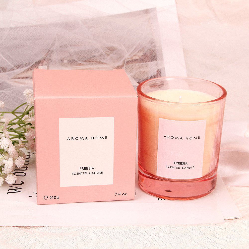Cheap Scented Candles Wholesale in Stock Soy Candles with Lid and Box
