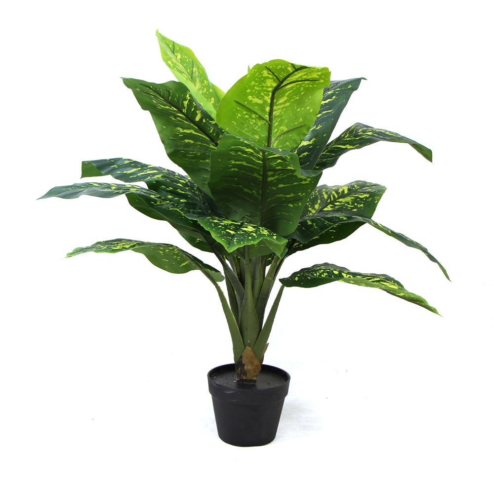 90cm Plastic Artificial Face Plants in Pots for Home Decor Indoor