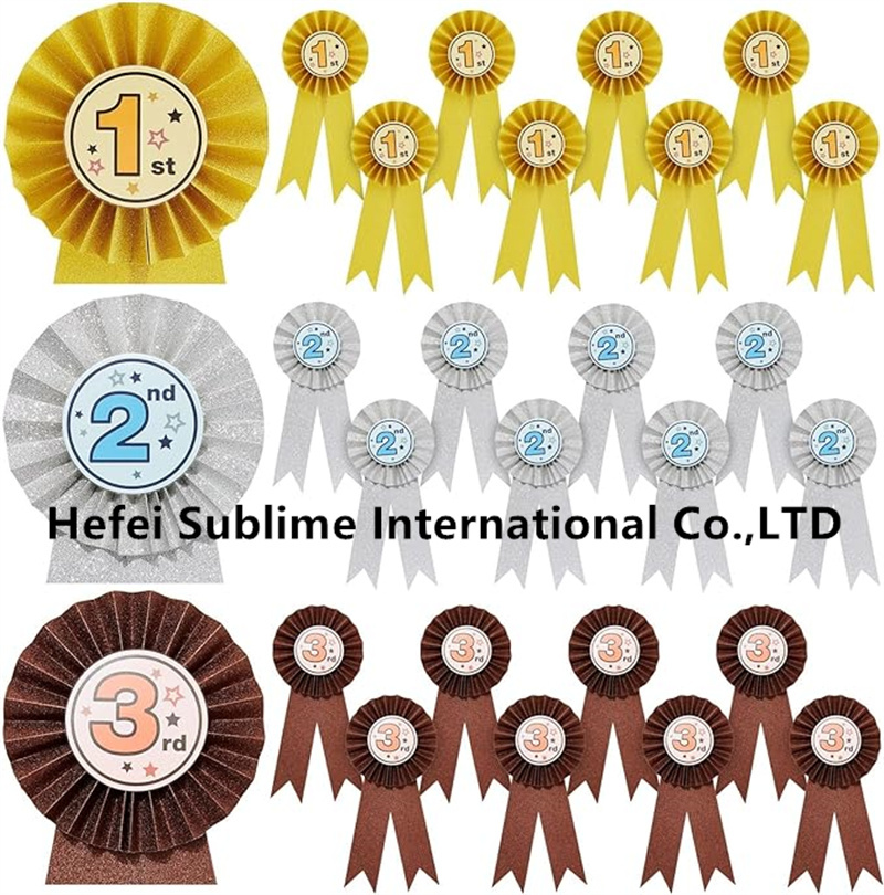 24-Pack Award Ribbons, 1st, 2ND, and 3rd Place Recognition Awards