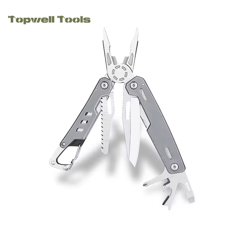 Hot Selling Ready To Ship Multi-functional Multitool Folding Pocket Pliers With Carabiner