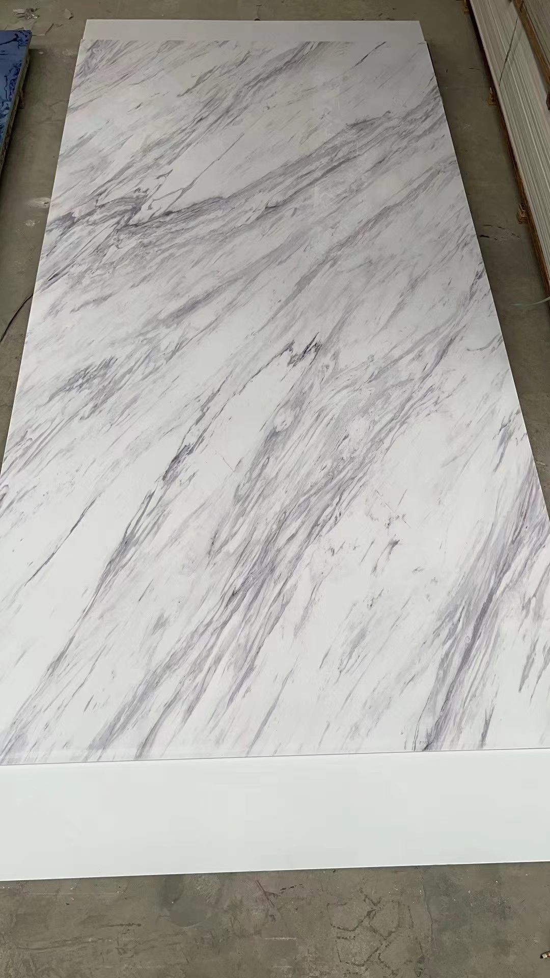 High Glossy UV Coating Waterproof PVC Marble Sheet