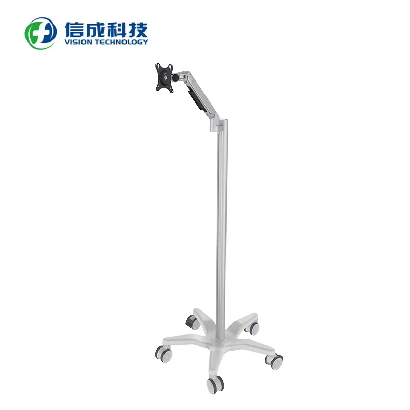 Best-selling Medical Laptop Cart Hospital Trolley Accurate Hover Positioning Industrial Made Metal-manufacturer's Top Seller
