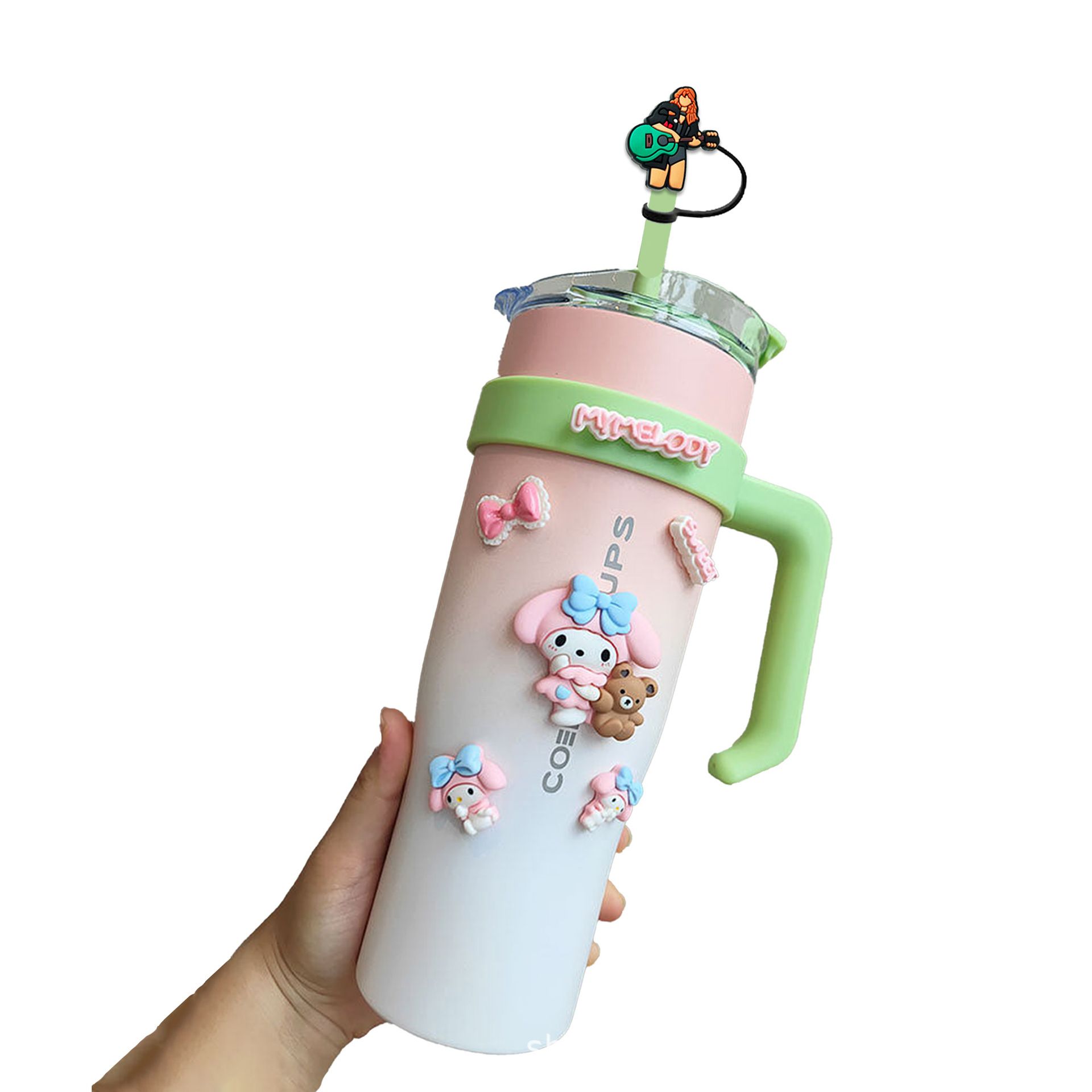 Wholesale Dustproof Reusable Silicone Straw Topper Straw Covers for Cup Tumblers Accessories