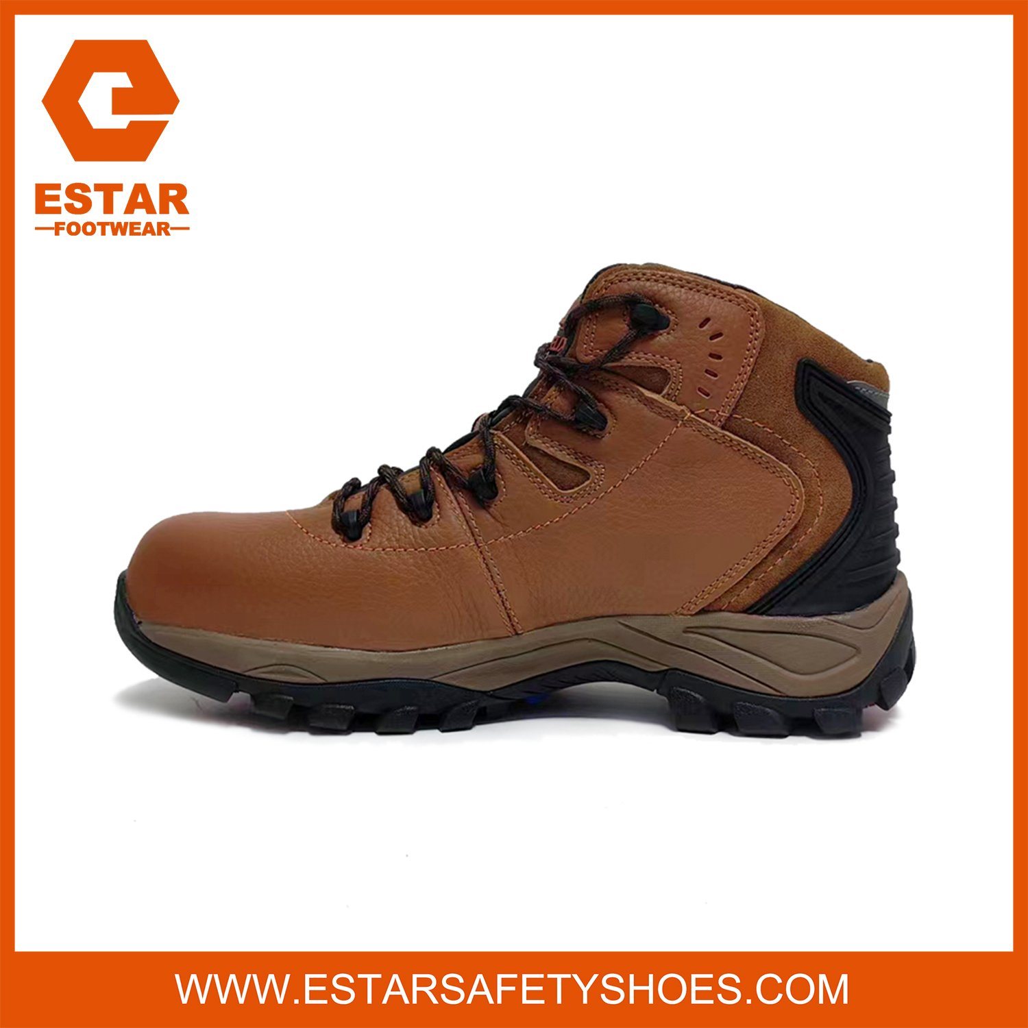 Man Leather Dielectric Work Safety Shoes Protective Industrial Safety Boots
