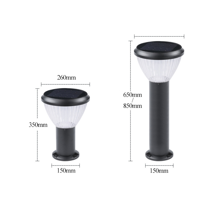 New Wholesale Outdoor Garden Park Waterproof Warm White Color Solar Garden Lighting