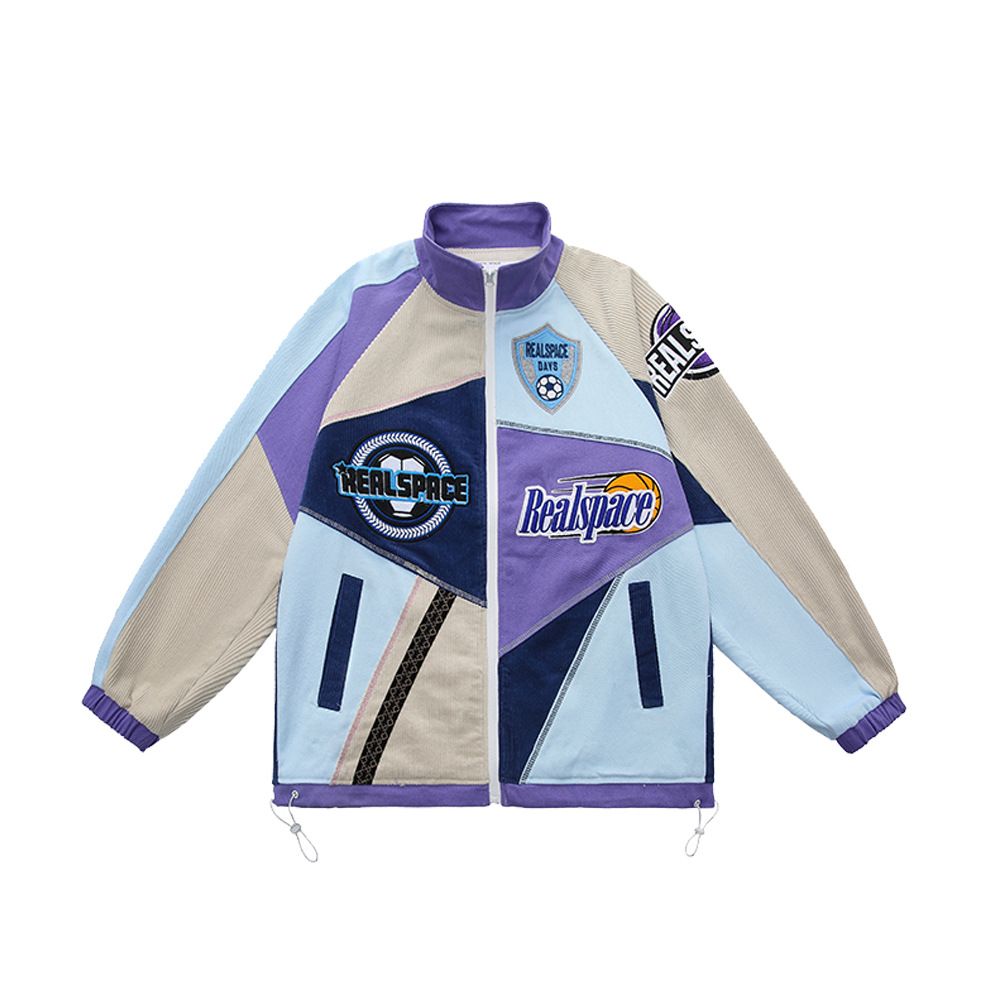 Spring New Japanese Screenshots Re-Shoot Personality Splicing Couples Casual Jacket Men's and Women's Coats