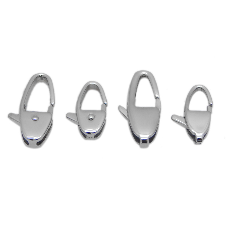 Hot Popular High Polishing Buckle 316L Stainless Steel Lobster Clasp