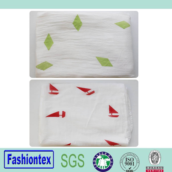High Quality Prints Swaddle Blanket Burp Cloth for Baby Muslin Nursing Cloth