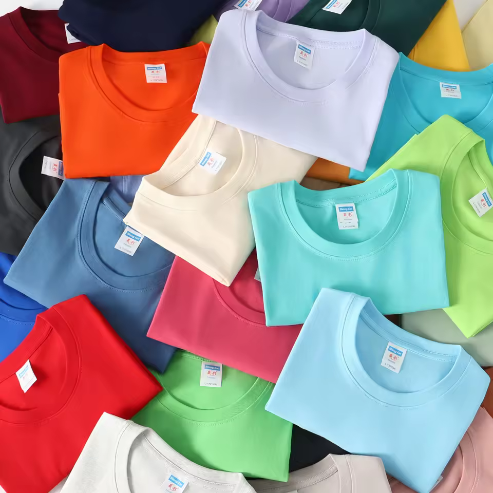 High Quality Wholesale 100% Cotton Tshirts For Men T Shirts Plain Custom Dtg Printing Oversized White Blank T-shirt