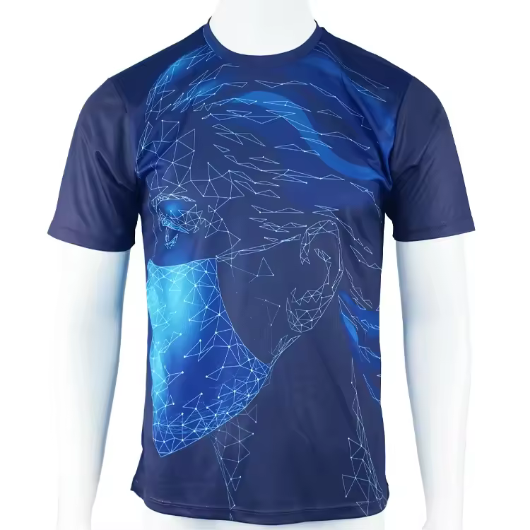 Top Selling Unisex Sublimatedsublimation Logo Design Custom Prints Men T-shirts Breathable Round Neck Premium Quality Graphic