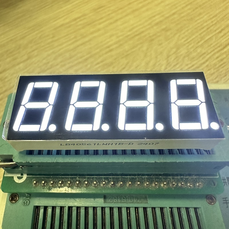 Ultra White LED Display 7 Segmetn 4 Digit Common Cathode for Multimeter