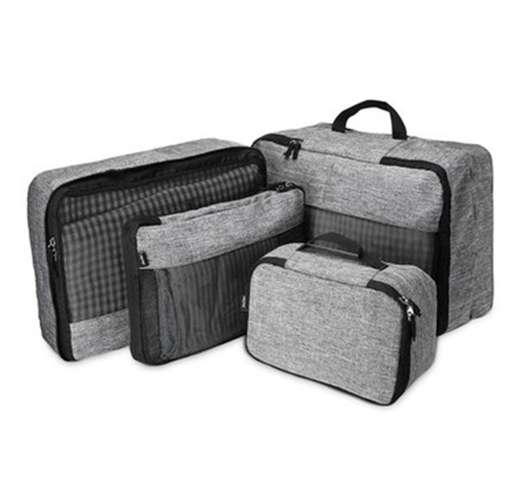 Multi-Functional Travel Luggage Organizers, Lightweight Compression 4 Set Packing Cubes for Travel