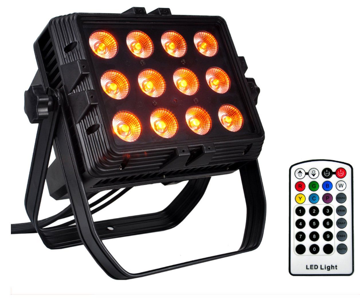 Waterproof LED 12PCS 18W 6in1 Wireless Battery PAR Light