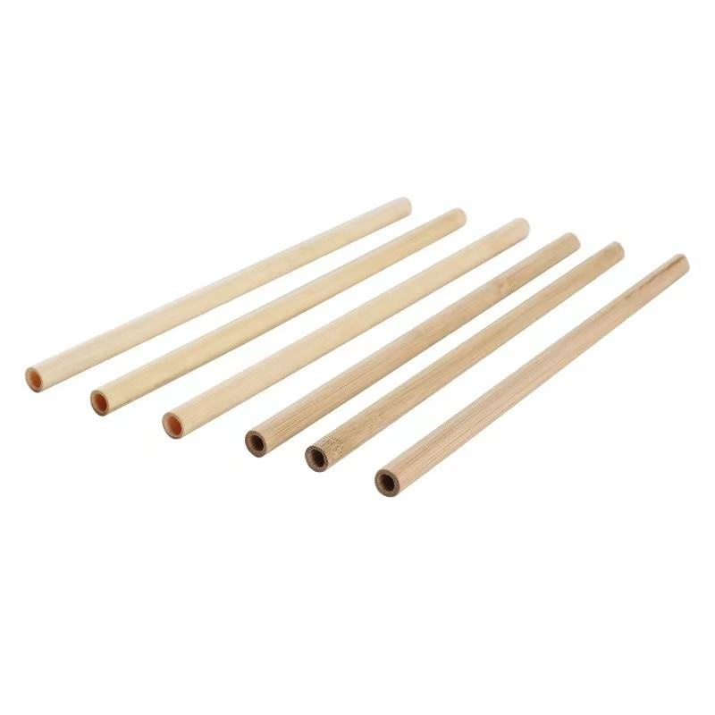 Eco Friendly Disposable Independently Packaged Paper Hot Drink Bamboo Straw