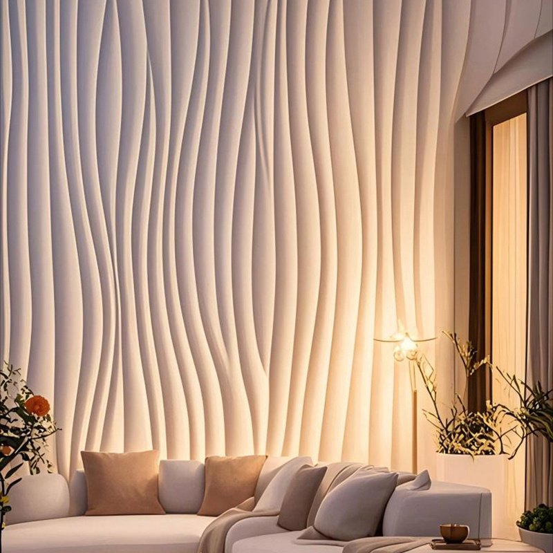 2025 Latest Interior Wall Panel Modern Style Wall Decoration Panel 3D Wall Panel PU Wall Panel Artist Decorative Wall Panel PU Stone Panel Waterproof