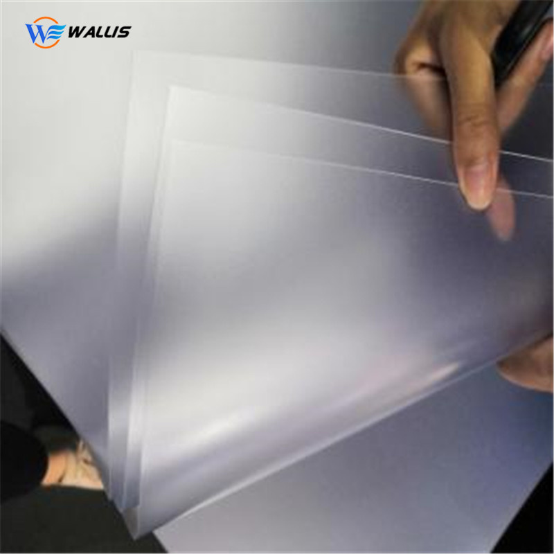 China Manufacture PVC Clear Matt Rigid Film Sheet for Screen Printing and Offset UV Printing