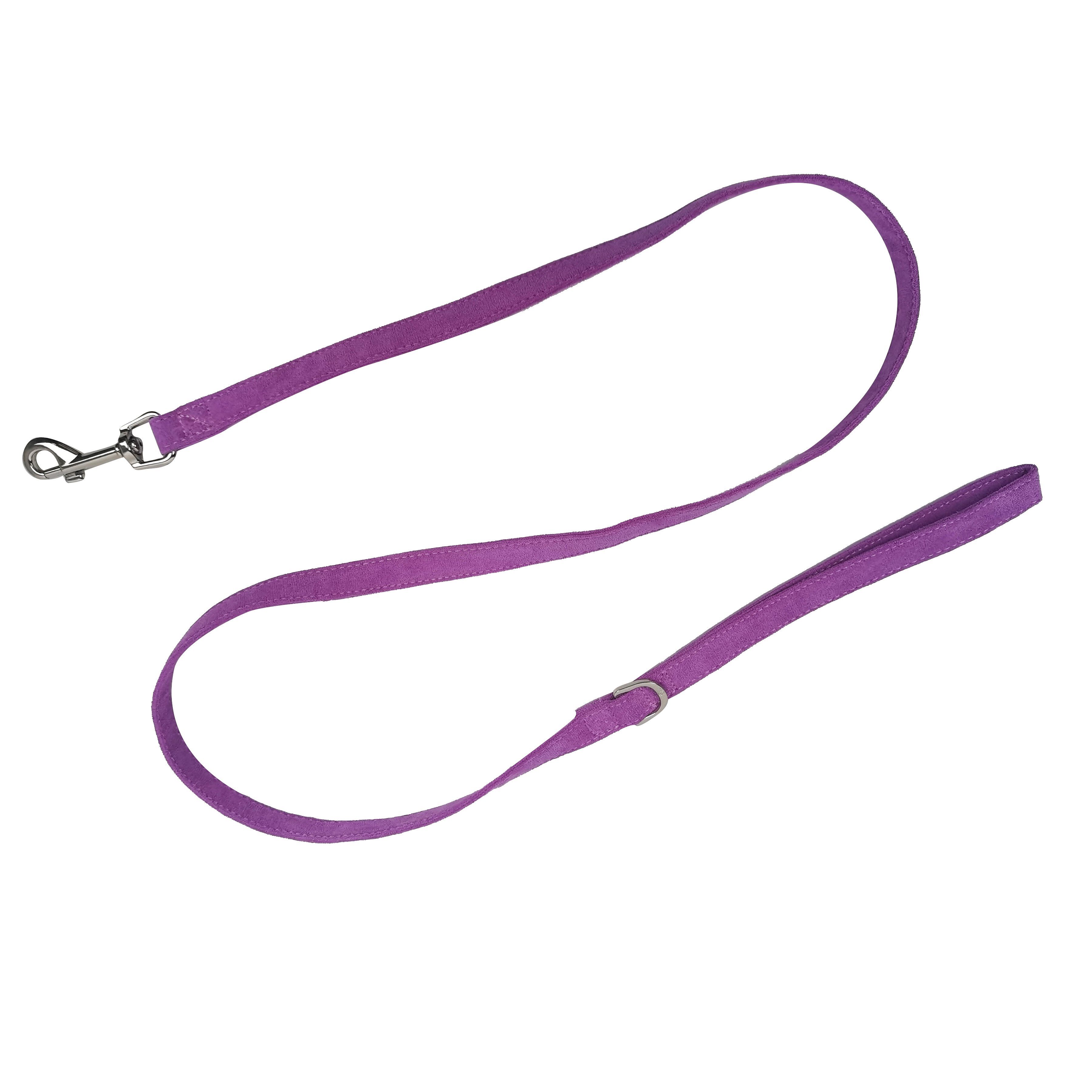 New Suede Multi Colors Dog Leash 1.5cm 1.0cm Outdoor Dog Leash for Small Medium Dog