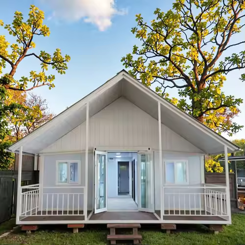 New Expandable Steel Structure Mobile Home Shipping Container Portable Prefabricated House With Sandwich Panels For Hotel Use