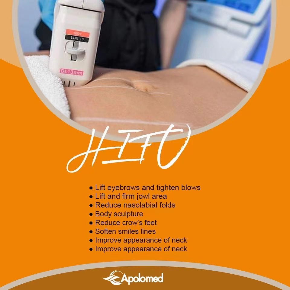 Apolomed Portable Hifu Focused Ultrasound Beauty Machine for Skin Tightening