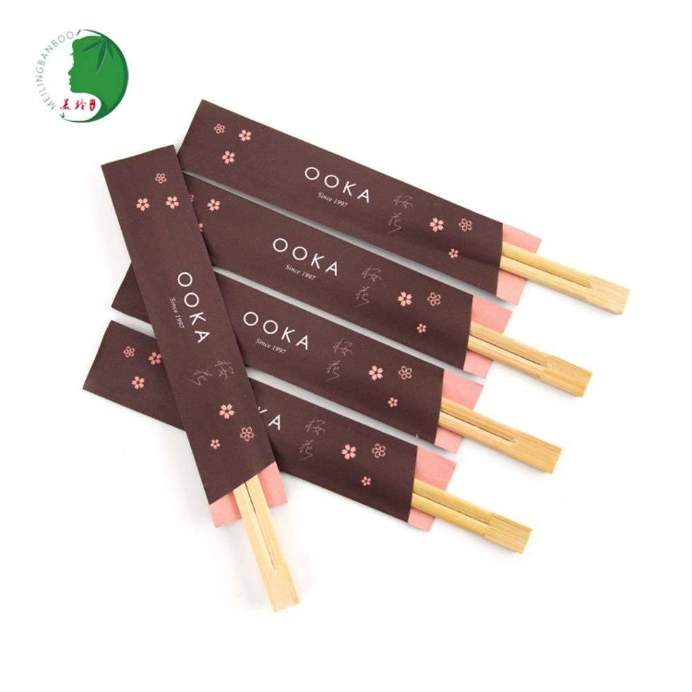 Disposable Bamboo Sticks and Chopsticks Suppliers with Sleeve Sushi Chopsticks Paper Packaging