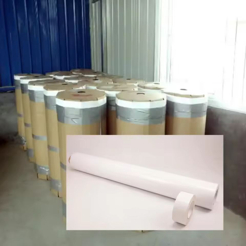 Manufacturer Solvent Acrylic Adhesive Double Sided Tissue Roll Jumbo Roll