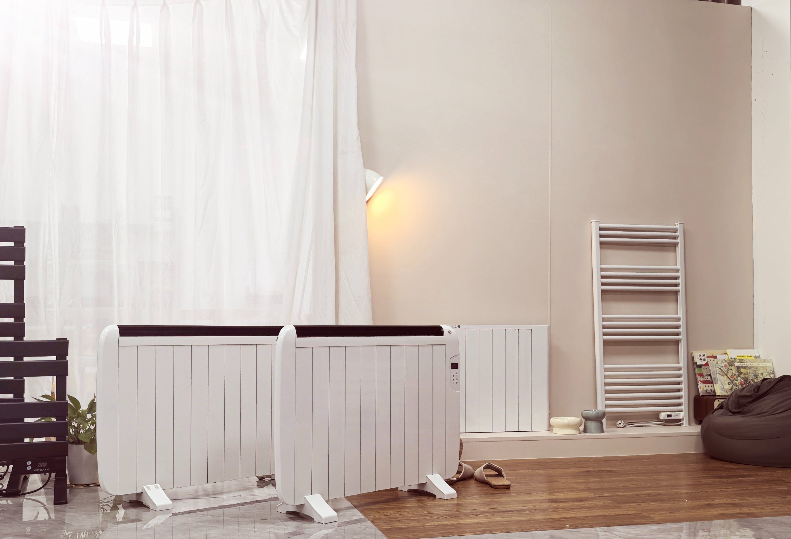 LED Display Convection Heater with Timer Thermostat Portable Electric Heaters