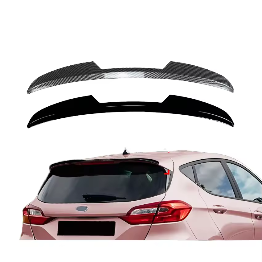 2018+ Ford Fiesta Mk8 Standard Edition Spoiler Modification Parts Abs Single Deck Roof Wing For Vehicles