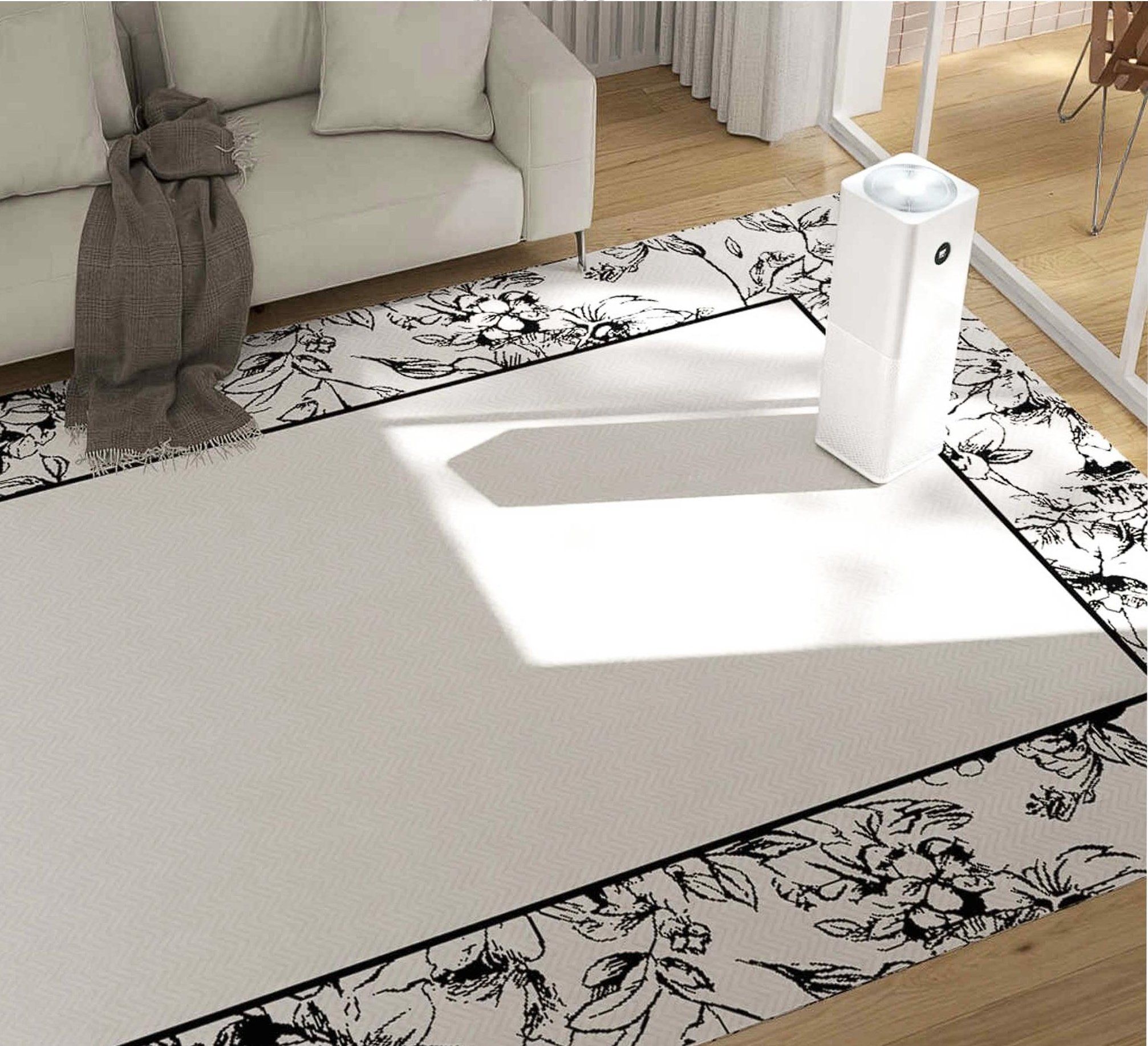 Minimalism Home Living Room Furniture Decor PP Polyester Nylon Loop Pile Floor Area Tufted Mat Rug Carpet