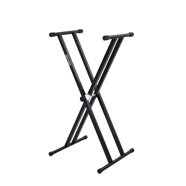 Q-2xa Factory Direct Adjustable Double-X Keyboard Stand For Electric Piano Or Home Studios And Live Performances