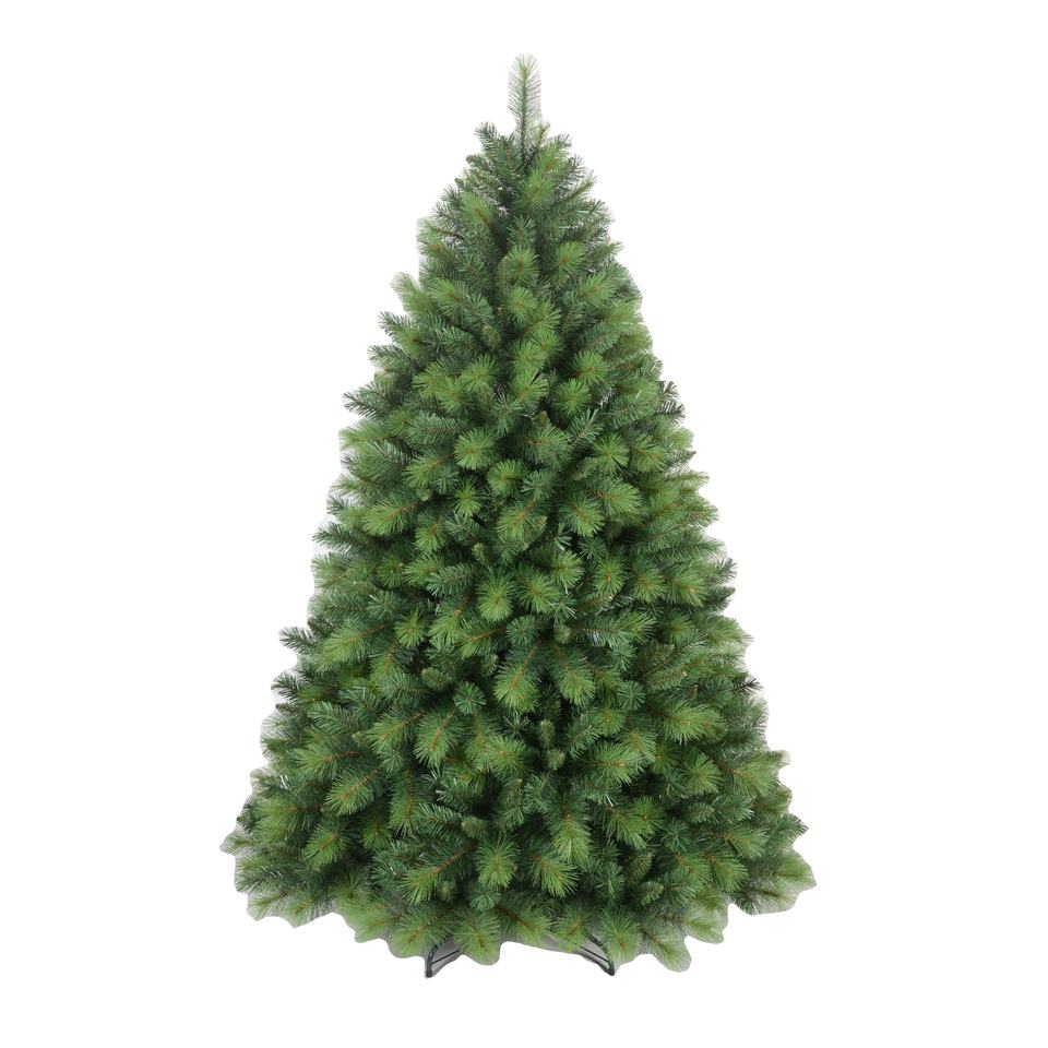 High Quality 7FT Artificial Christmas Tree Pine Needle & PVC Mix Christmas Decorative Tree Party Decorations Supplier Green
