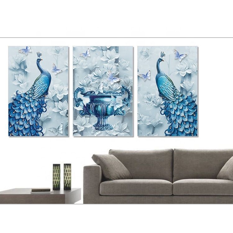 Home Goods Sound Absorption Abstract Painting Wall Art Panel for Home Interior Decoration