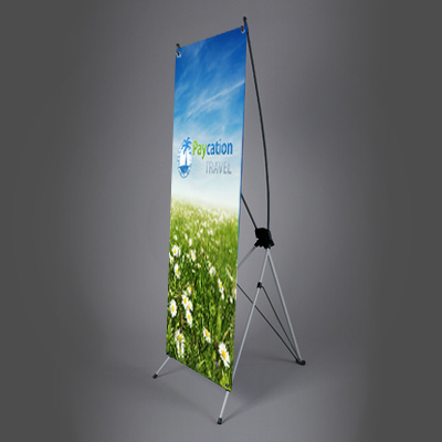 Wholesale Fiberglass X Banner Stand for Trade Show Display Advertising Equipment