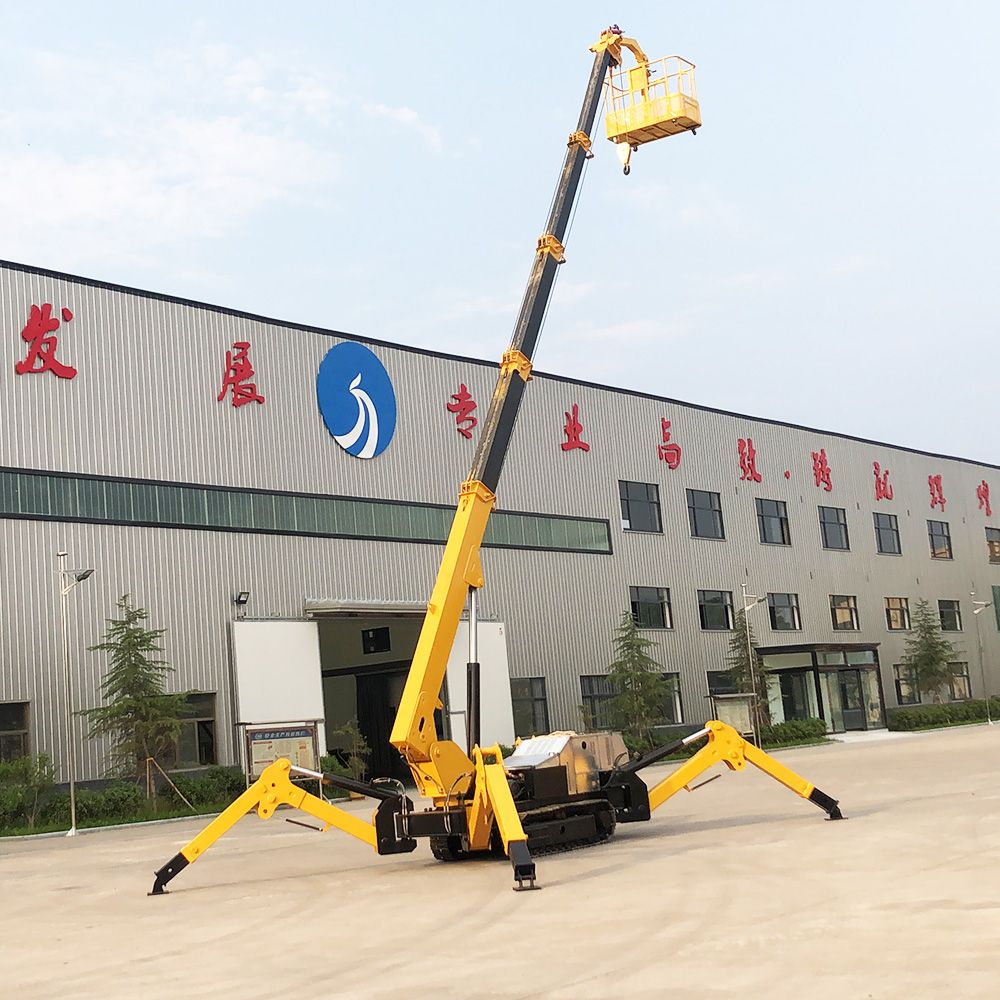 It Can Be Equipped with Hanging Basket Self-Walking Mini Crawler Spider Crane