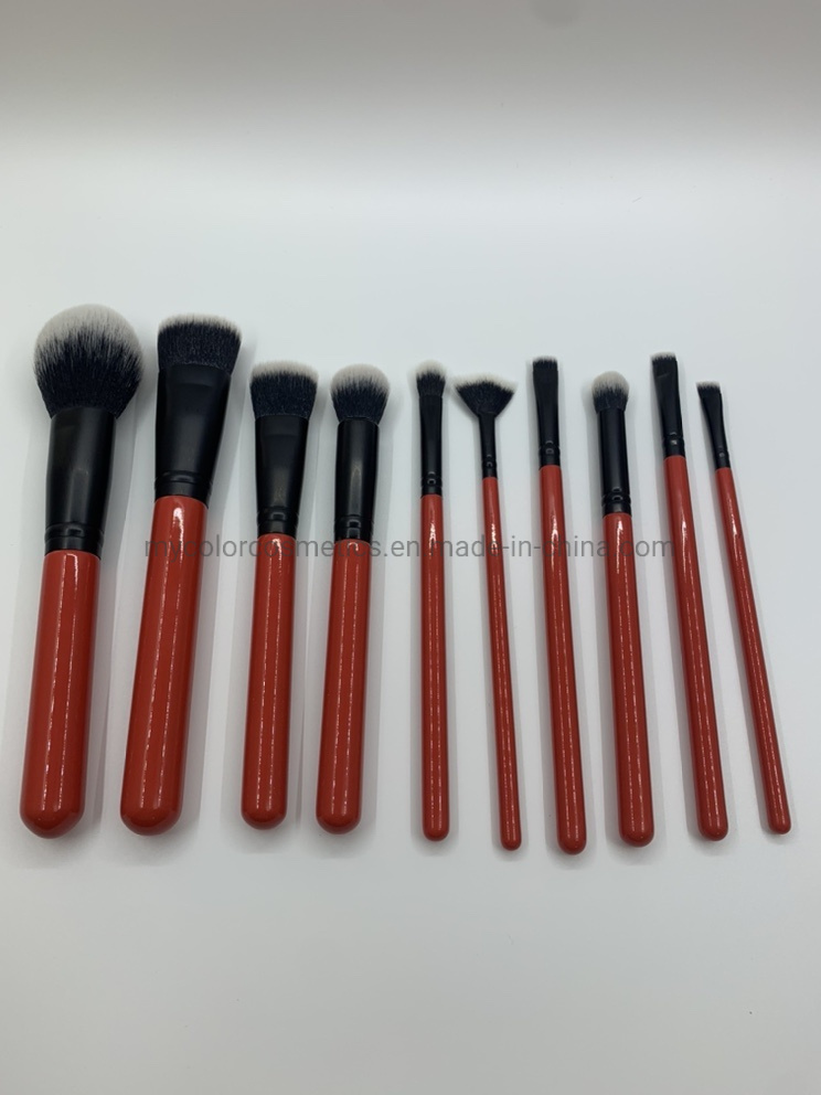 10PCS Makeup Brush Sets Makeup Brushes for Foundation Eyeshadow Eyebrow Eyeliner Blush Powder Concealer Contour