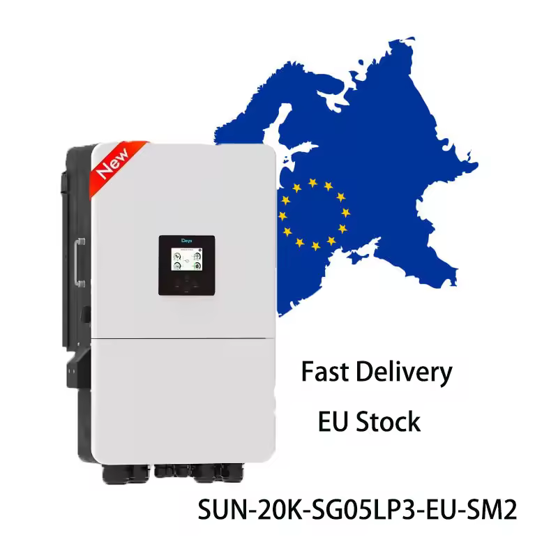 Eu Stock New Low Voltage Three Phase Hybrid Inverter Sun-20k-sg05lp3-eu-sm2 For Home Use 10 Years Warranty