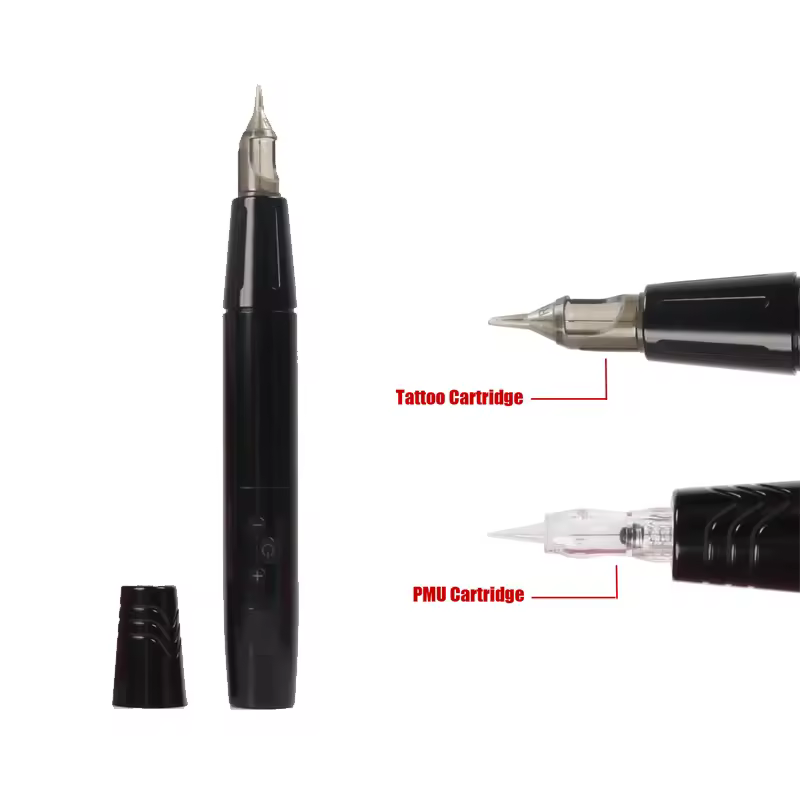 Professional Eyebrow Microshading Machine Wireless Battery Rotary Tattoo Machine With 2pcs Batteries