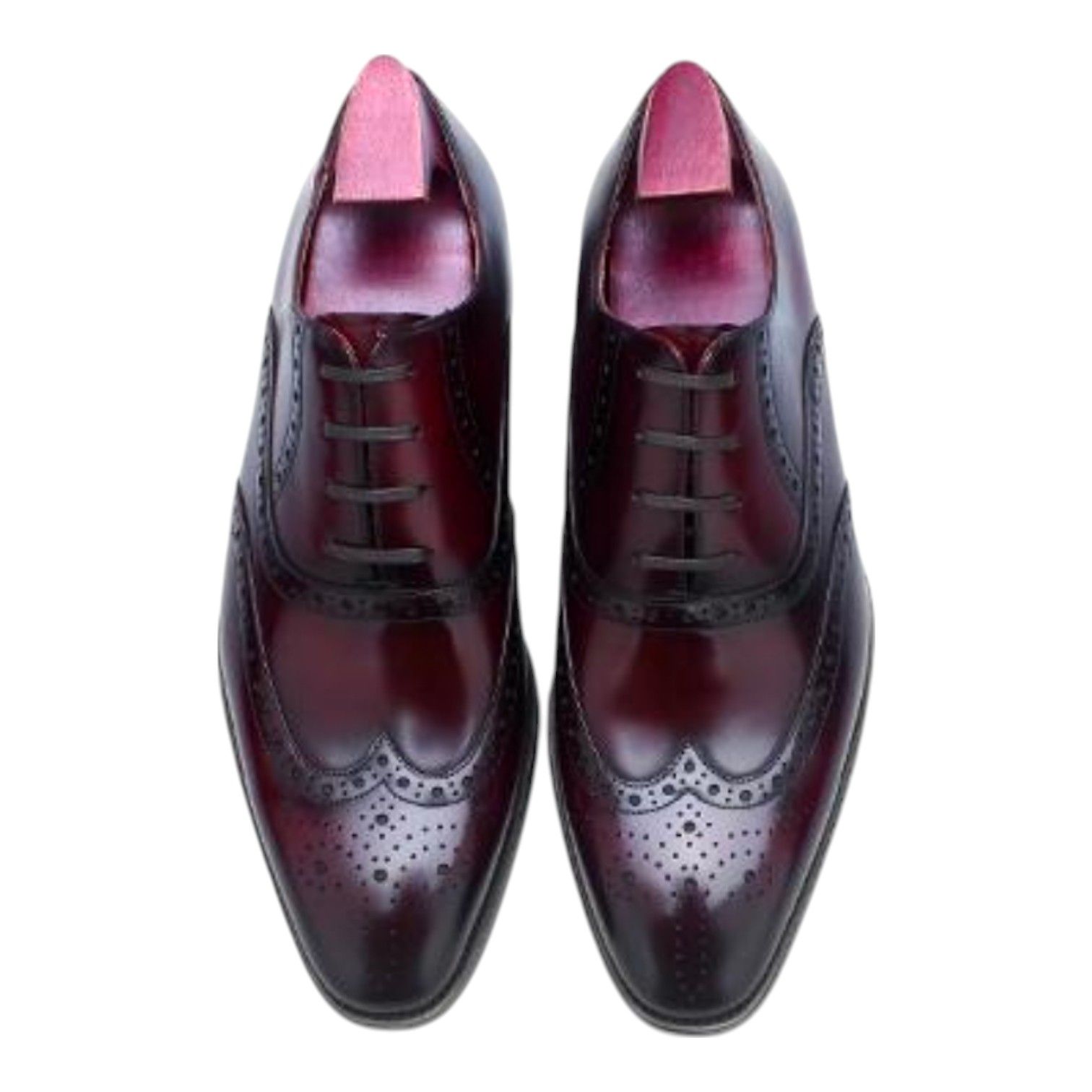Elegant Polished Leather Brogue Design for a Refined and Classic Appearance Shoes