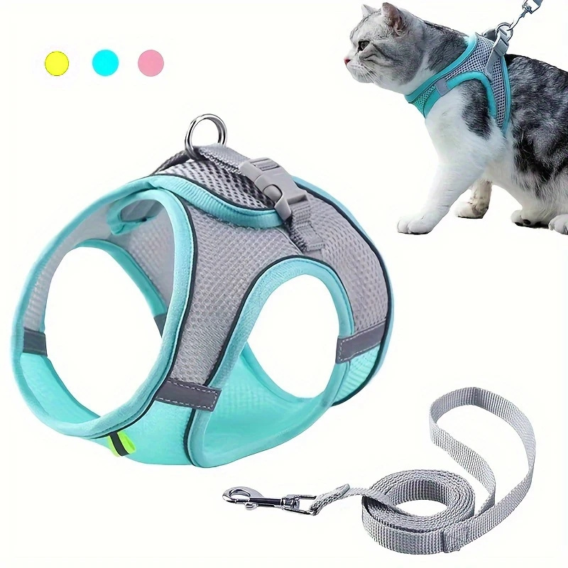 Pet Cat Dog Breathable Outdoor Walking Leash Reflective Adjustable Dog Leash Pet Products