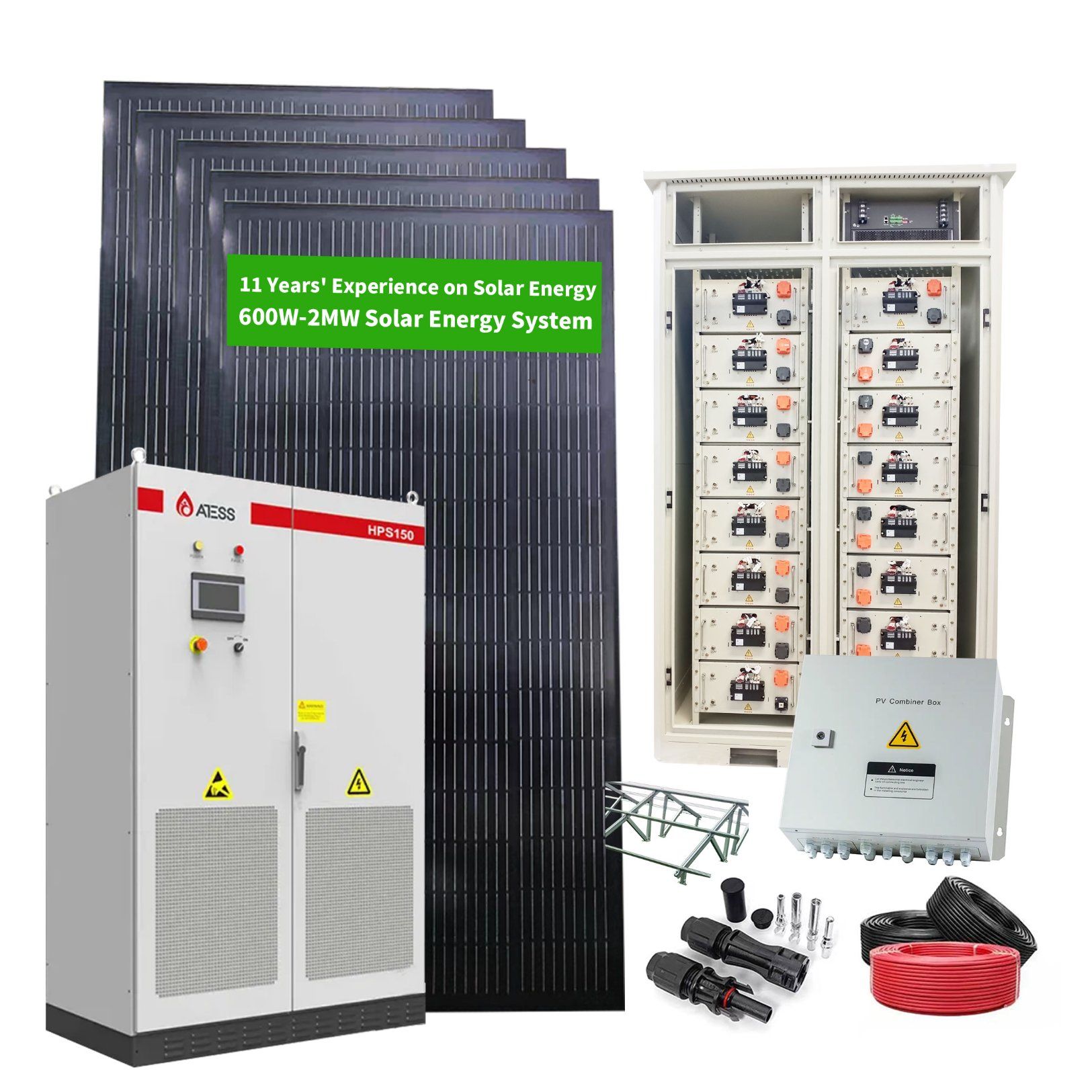 off Grid 100kw Solar Renewable Energy 100kVA Solar Power System Hybrid Inverter