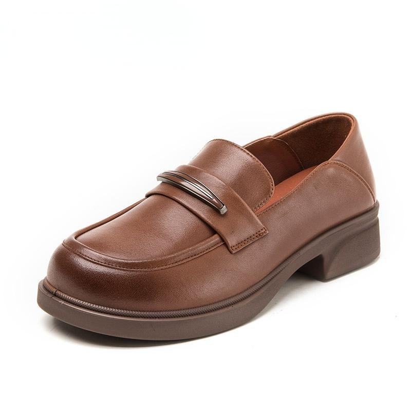 Comfortable Office Loafers for Women with Anti-Slip Sole and Low Heel