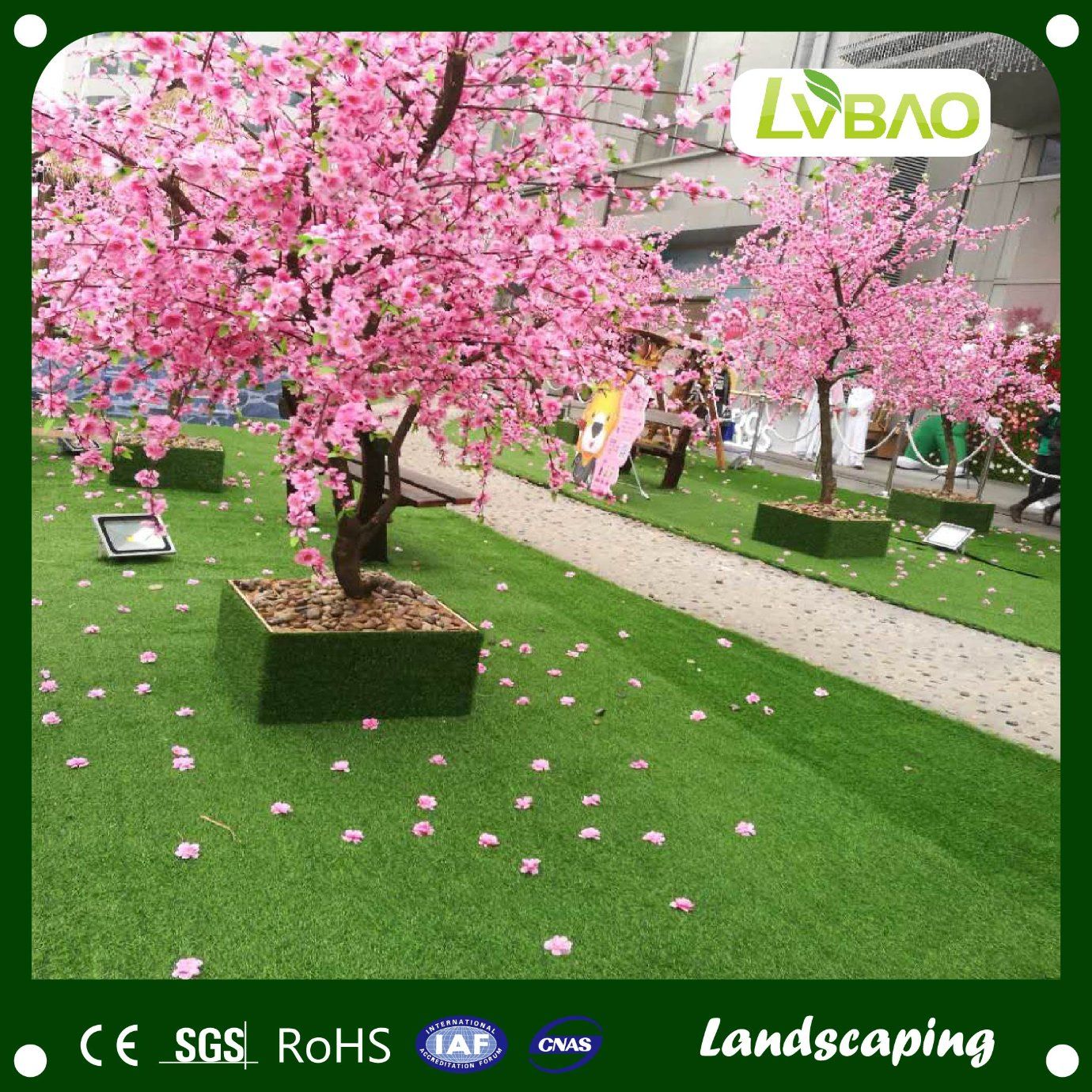 LVBAO Christmas Home Decoration Best Artificial Turf with SGS Certification